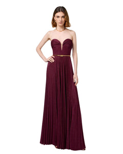 Elisabetta Franchi Abito elegante scollo cuore
