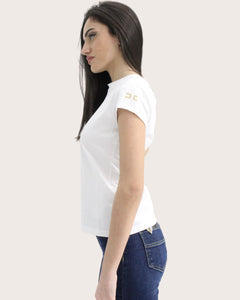 T-shirt Elisabetta Franchi in cotone jersey