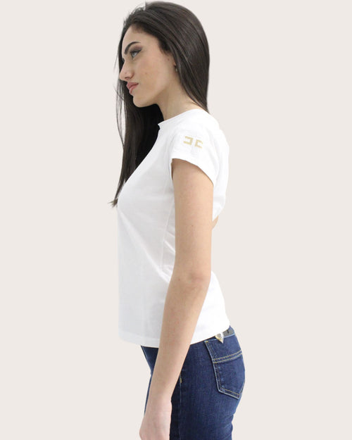 T-shirt Elisabetta Franchi in cotone jersey