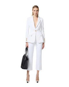 Elisabetta Franchi Pantalone cropped svasato