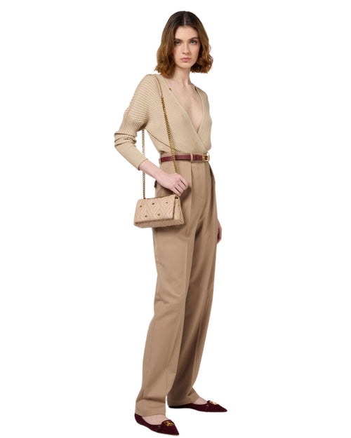 Elisabetta Franchi Maglia body scollo incrociato