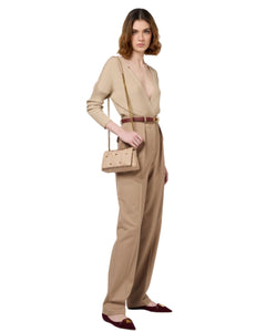 Elisabetta Franchi Maglia body scollo incrociato