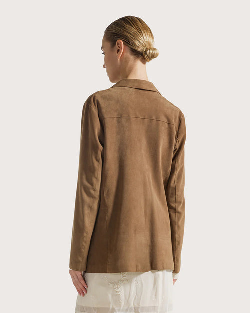 Seventy Giacca in pelle suede