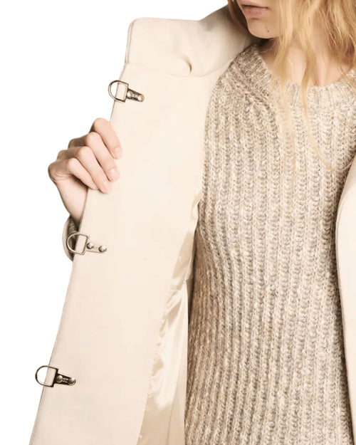 FAY Cappotto Virginia in misto lana con ganci