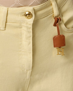 Elisabetta Franchi Pantalone 5 tasche in cotone