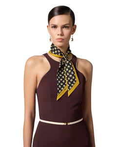 Elisabetta Franchi Foulard in twill di seta