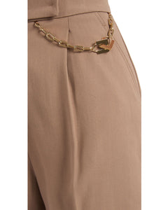 Elisabetta Franchi short con catena gioiello