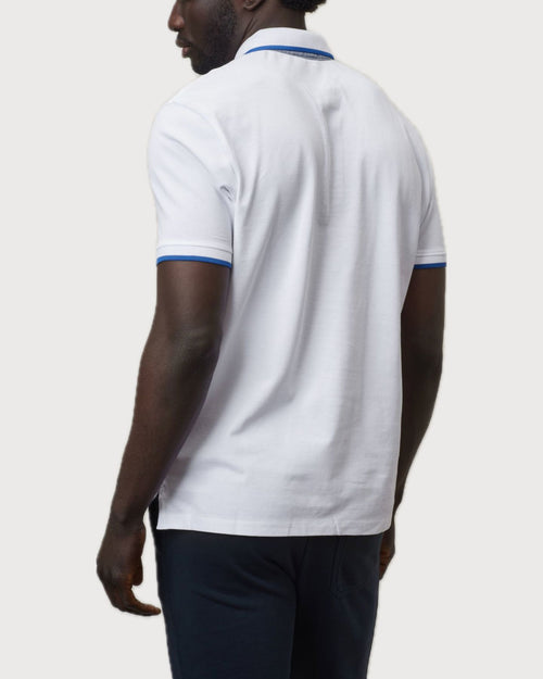 Blauer Polo Scudo Logo