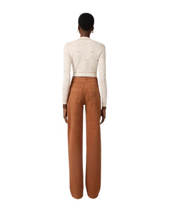 Elisabetta Franchi Cardigan logo crop