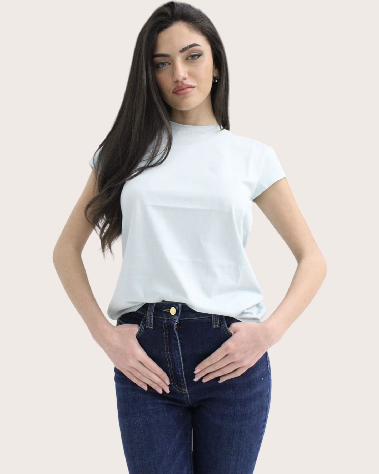 T-shirt Elisabetta Franchi in cotone jersey MA00441E2 – Soreca Moda