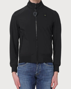 Blauer Giubbino Colletto Alto