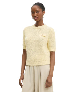 Twinset Maglia cropped con bottone
