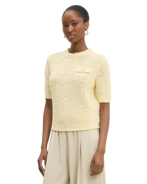 Twinset Maglia cropped con bottone