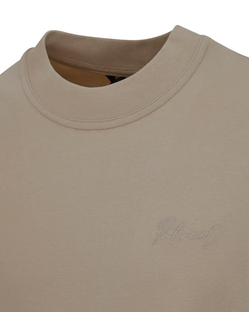 Patriot T-shirt girocollo con ricamo logo