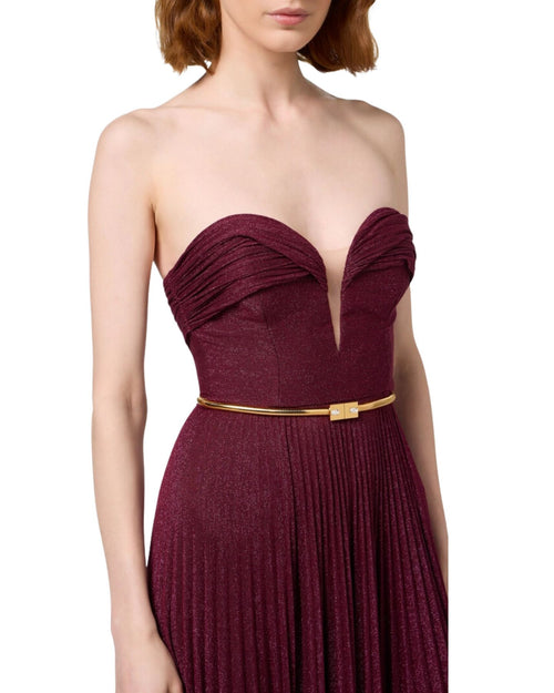 Elisabetta Franchi Abito elegante scollo cuore