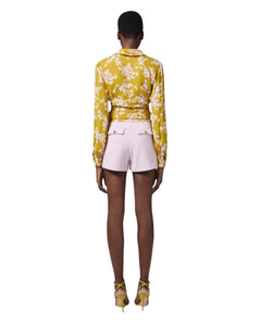 Elisabetta Franchi Short in crêpe