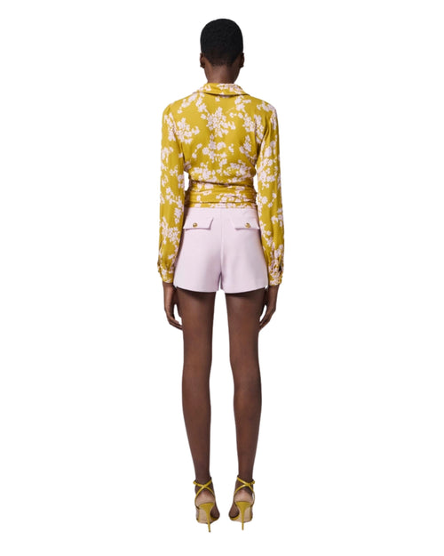 Elisabetta Franchi Short in crêpe