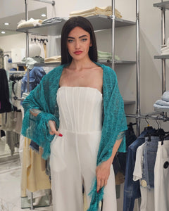 Simona Corsellini Scialle con frange