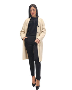 Emma & Gaia Cappotto monopetto in lana e cashmere