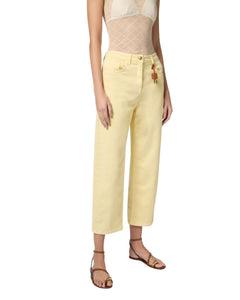 Elisabetta Franchi Pantalone 5 tasche in cotone
