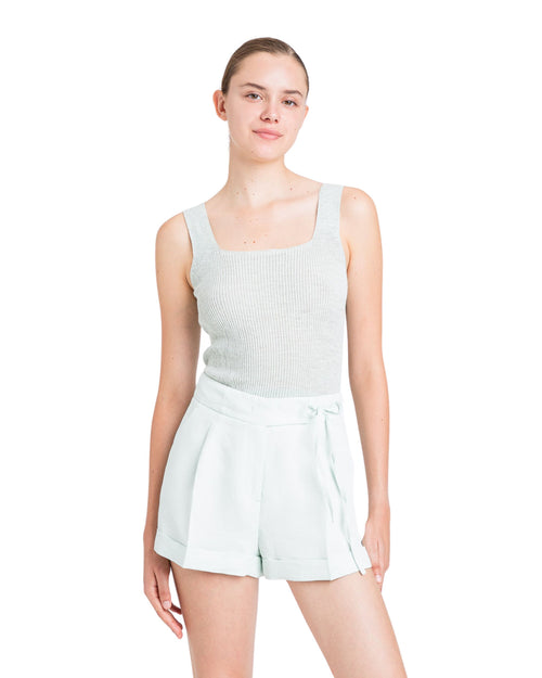 Twinset top in lino e lurex