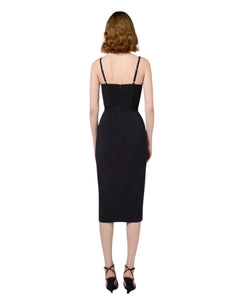 Elisabetta Franchi Abito tubino elegante con spacco