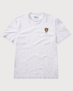 Blauer T-Shirt Girocollo
