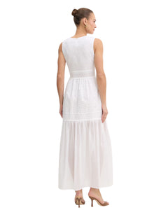 Twinset Abito lungo in cotone