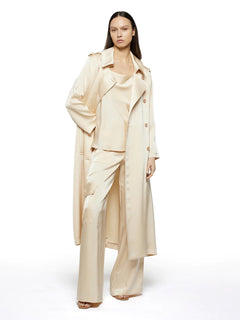 Simona Corsellini Pantalone Cargo in raso