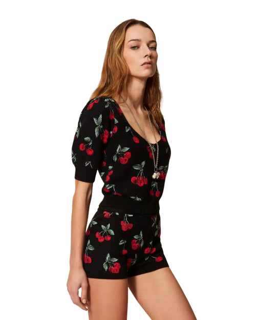 Twinset Maglia Cherry