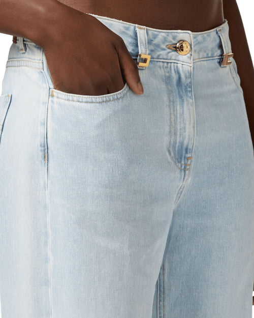 Elisabetta Franchi Jeans vita bassa a palazzo