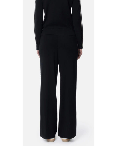 Elisabetta Franchi Pantalone palazzo bande logo