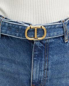 Twinset Jeans vita regolare a gamba dritta