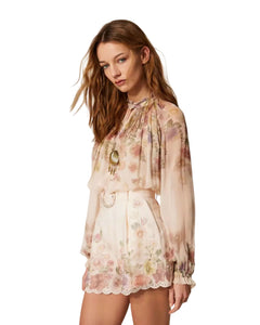 Twinset Blusa con stampa floreale