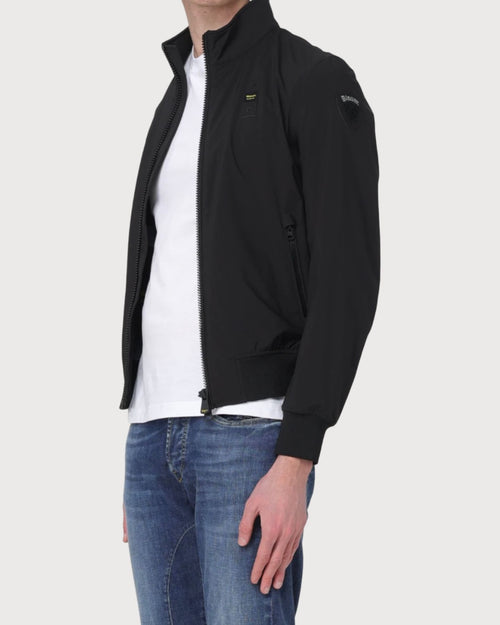 Blauer Giubbino Colletto Alto