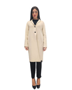 Emma & Gaia Cappotto monopetto in lana e cashmere