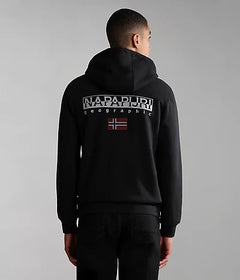 Napapijri Felpa con cappuccio e zip in cotone