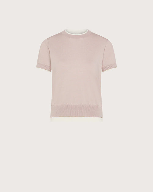 19.70 By Seventy Maglia con bordi in contrasto colore