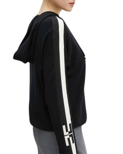 Elisabetta Franchi Felpa in maglia con logo