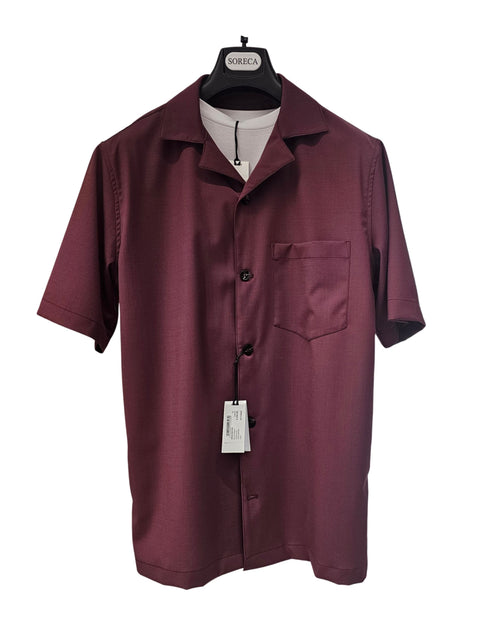 Archivio Milano Camicia mezza manica Over con taschino