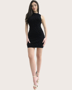 Miniabito Elisabetta Franchi tessuto goffrato