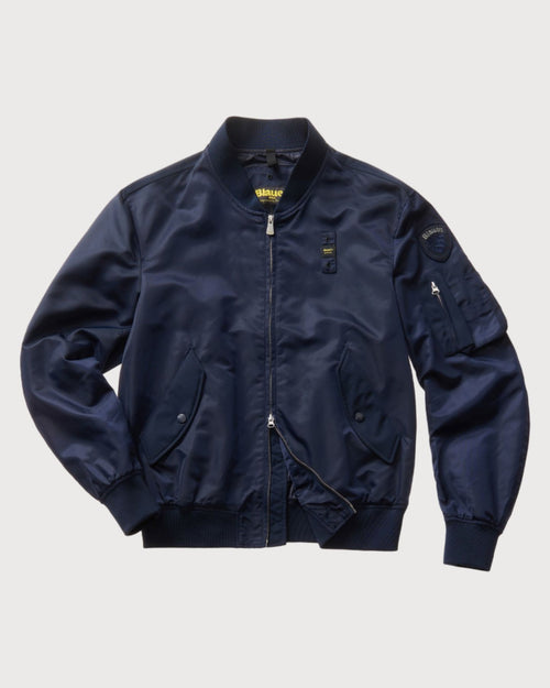 Blauer Giubbino Bomber John