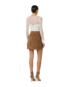 Elisabetta Franchi Maglia con trasparenze