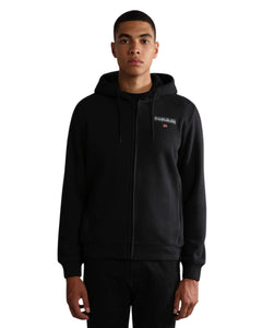 Napapijri Felpa con cappuccio e zip in cotone