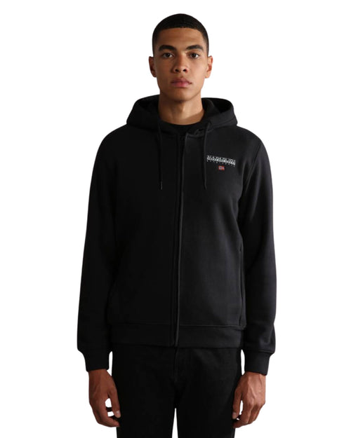 Napapijri Felpa con cappuccio e zip in cotone