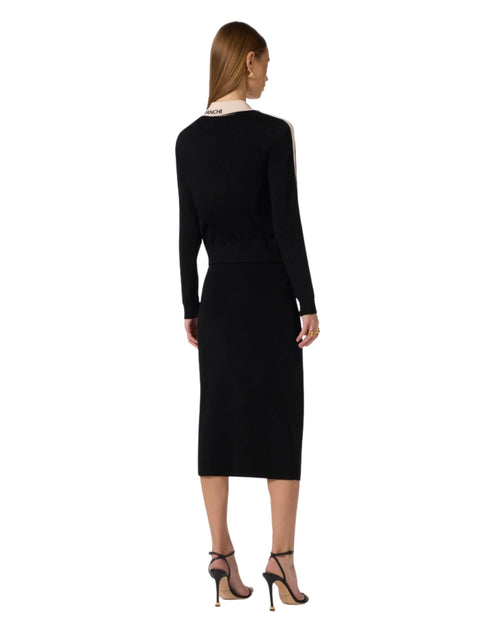 Elisabetta Franchi giacca in maglia con zip
