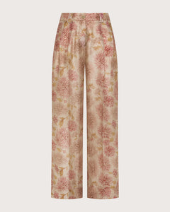 Seventy Pantalone floreale in organza