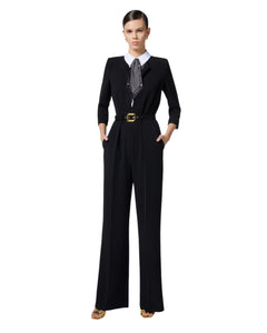 Elisabetta Franchi Tuta con foulard pois
