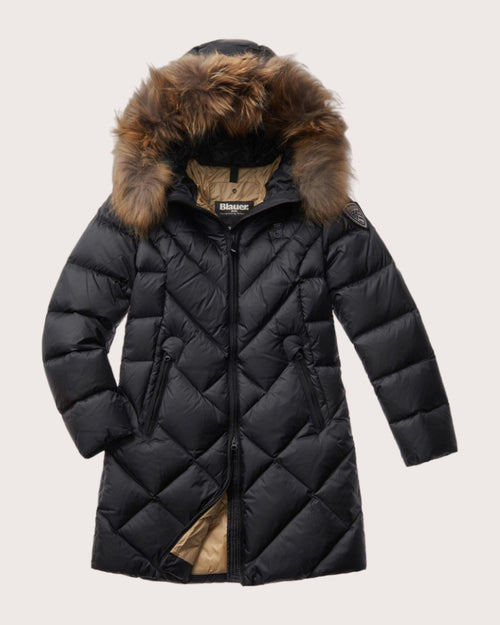 Giubbino Blauer lungo con cappuccio Althea