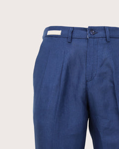 Label Route Pantalone in lino Marcus